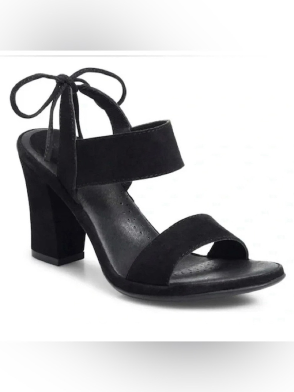 ONO Ebba Block Heel Suede Sandal~Size 9